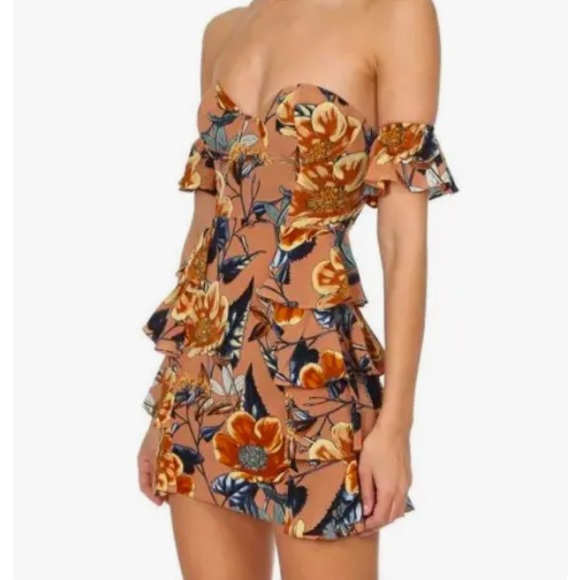 For Love And Lemons Dresses & Skirts - For love & Lemons tiered mini dress